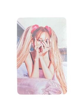 Source Unknown Pink and Blonde Photo Card